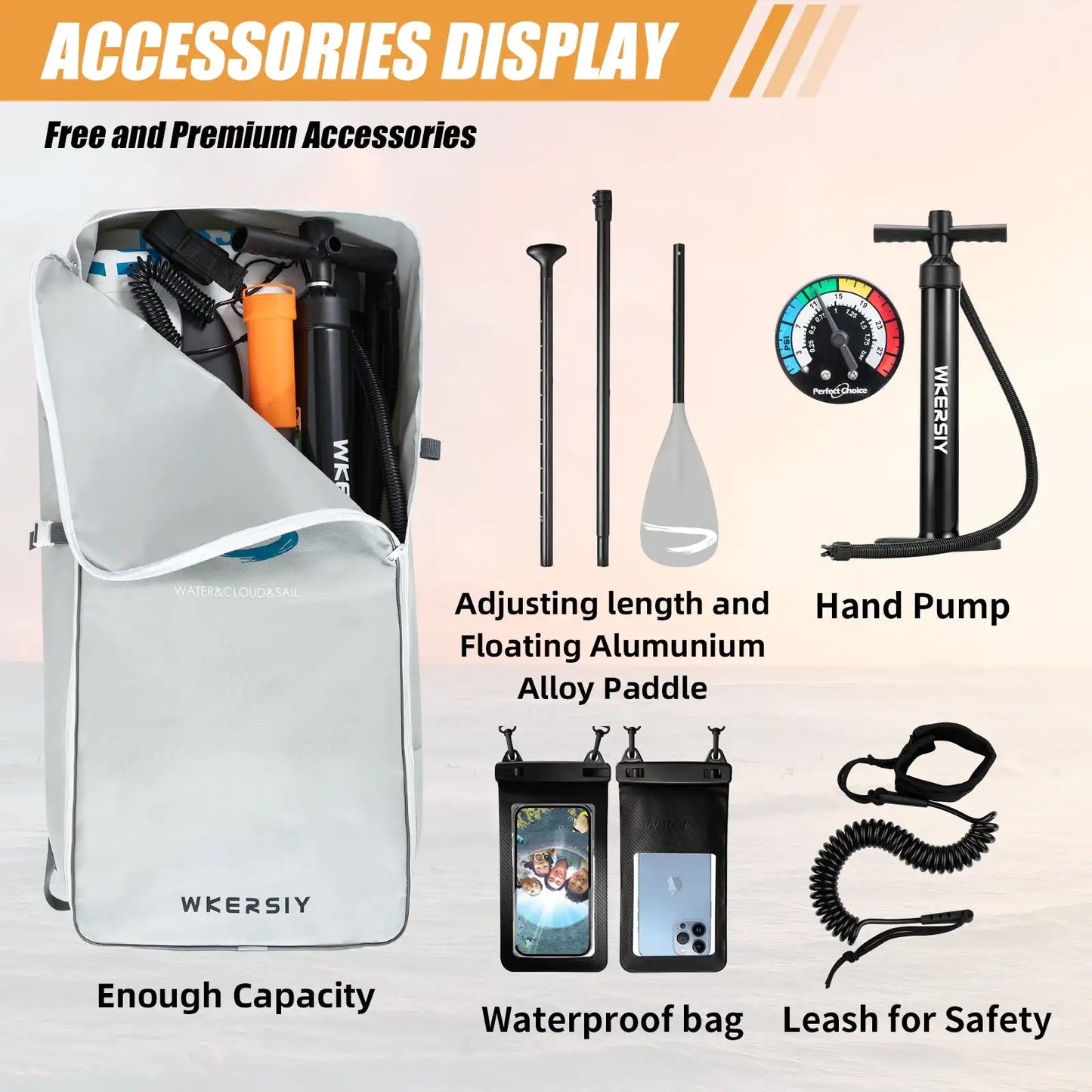 WKERSIY paddle board surfboard stand up paddleboard inflatable Tabla Surf Wholesale warehouses Padel surfboard surfing Sporting