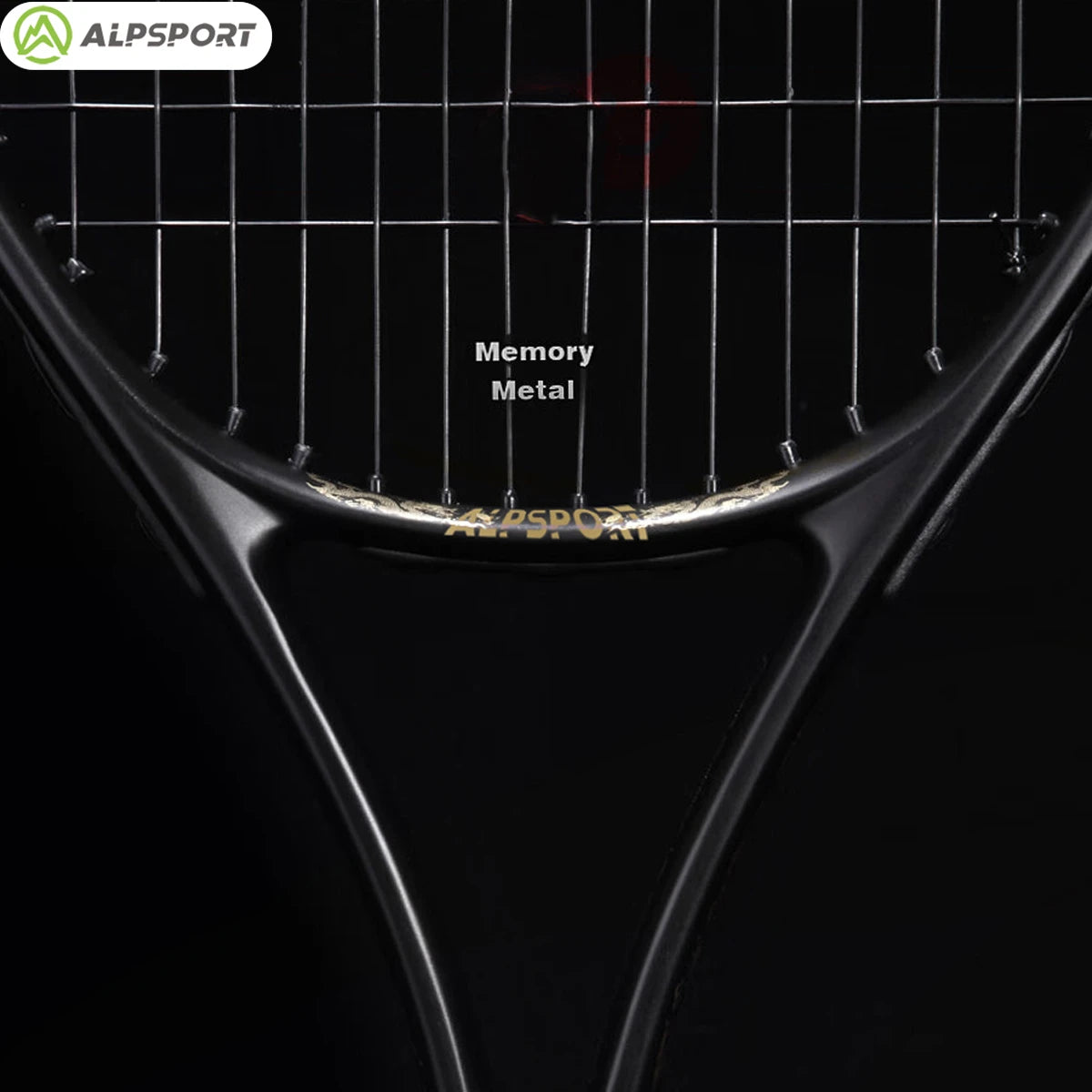 ALPSPORT JL 27-inch strong and durable 4 3/8-inch grip carbon fiber tennis racket suitable for students and teenagers