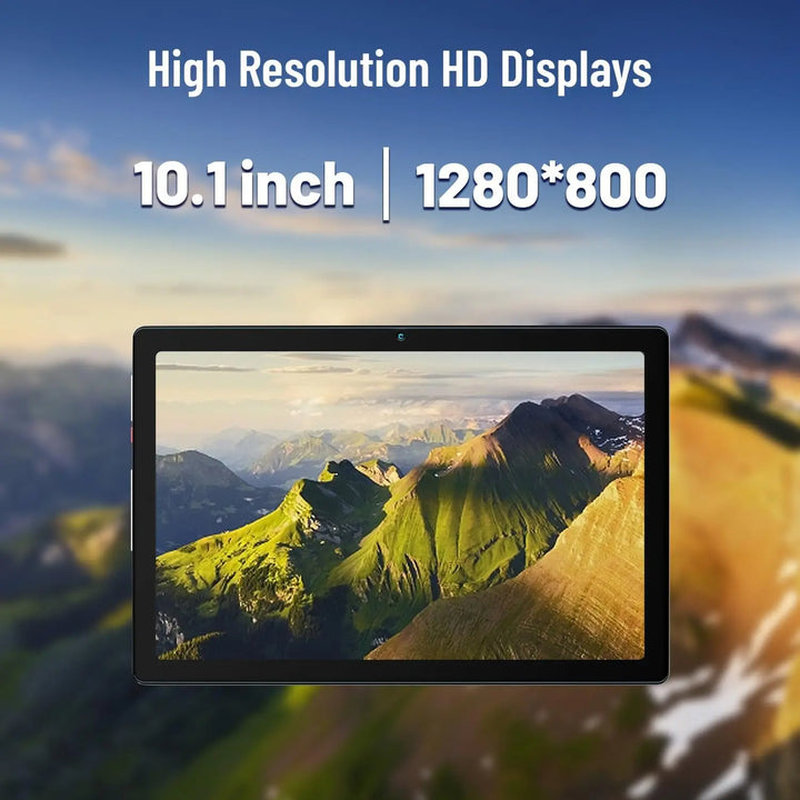 2025 NEW MB1001 Tablets 10.1" 1080P HD Display 2MP+5MP Camera 6GB RAM 64GB ROM 128GB Expandable 5000mAh Battery Android13 Pad PC