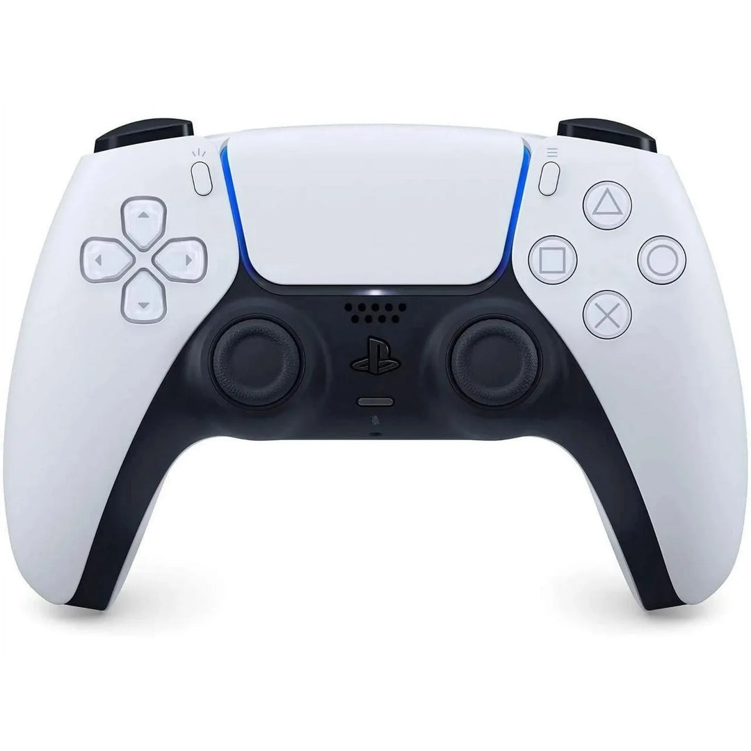 PlayStation5 Digital Edition DualSense controller with adaptive triggers and haptic feedback.