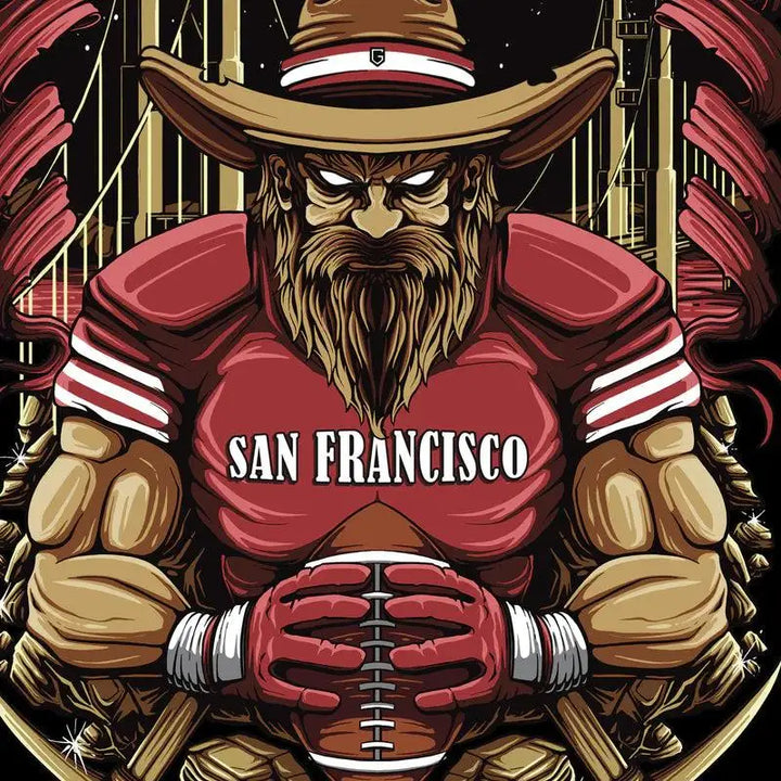 San Francisco Football Men's T-Shirt Vintage Graphic Tee Soft Cotton Short Sleeve O Neck Perfect Y2k Clothes Street Top