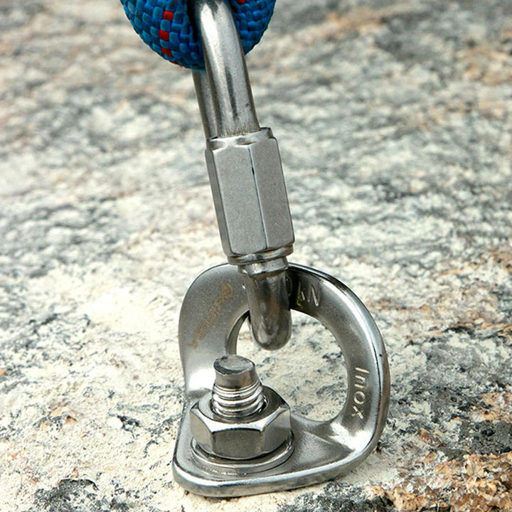 Rock Climb Anchor Point Piton Nut 304 Stainless Steel Anchor Bolt Hanger Plate Expansion Nail Caving Belay Rigging M8 M10 M12