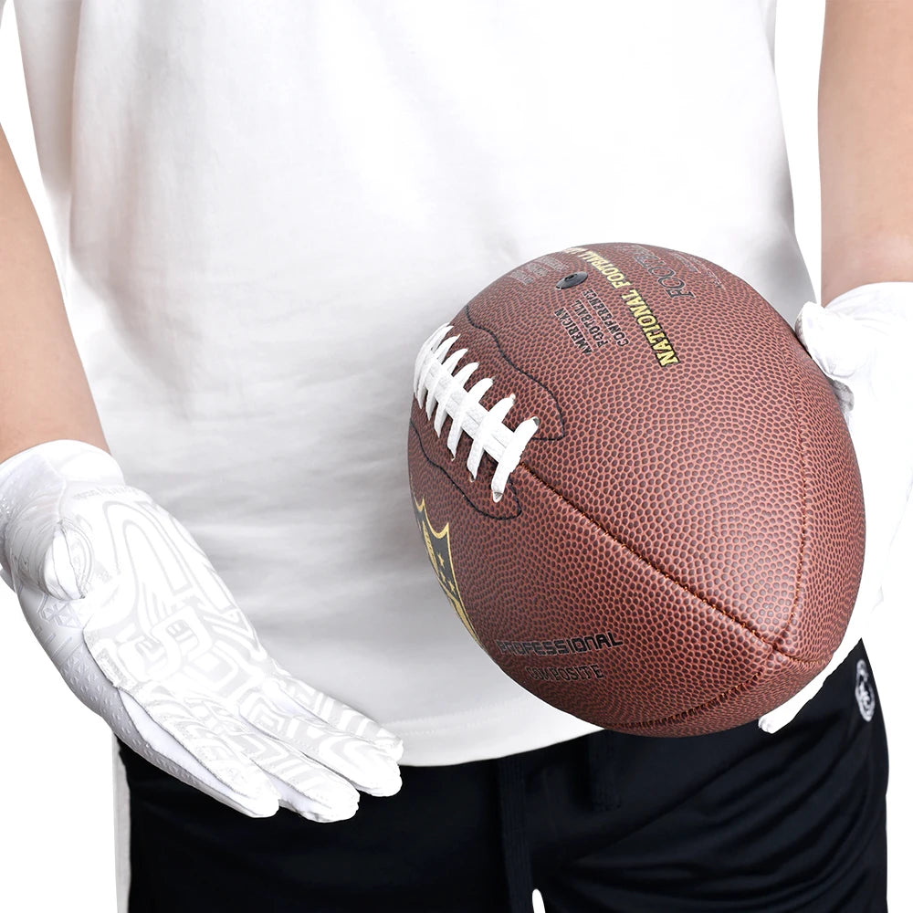 Rugby gloves, breathable and high elasticity Velcro, adjustable wrist, baseball sports gloves