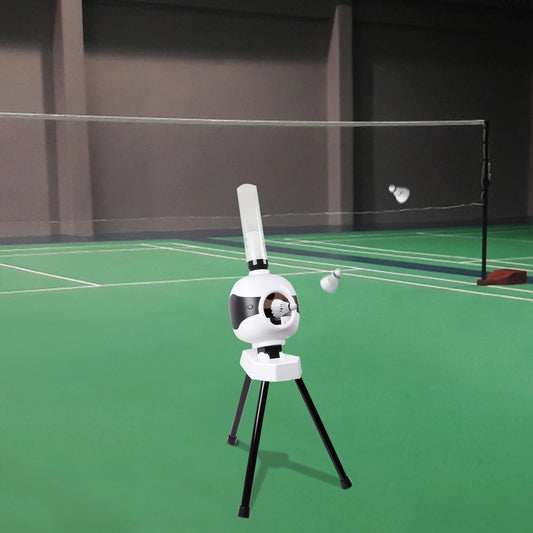 Portable Badminton Serve Machine, Automatic Badminton Pitching Machine for With Serving Frequency 4-6s / Ball for Practicing