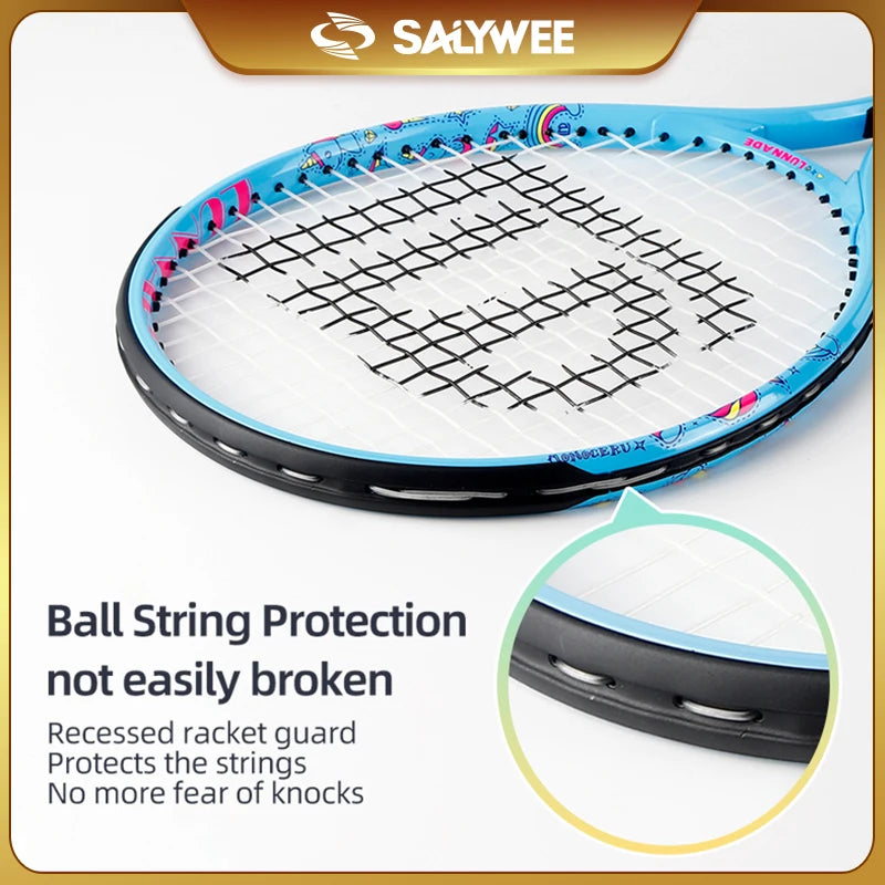 SAYWEE Tennis Racket Pro Staff Professional Training Full Carbon With String DJS