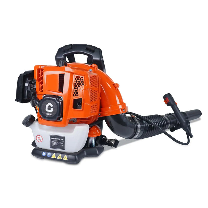Gas Powered Leaf Blower,2Stroke Gasoline Backpack Grass Blower with Air-Cooled, 880 CFM Air Volume, 320 MPH Speed, Variable Spee