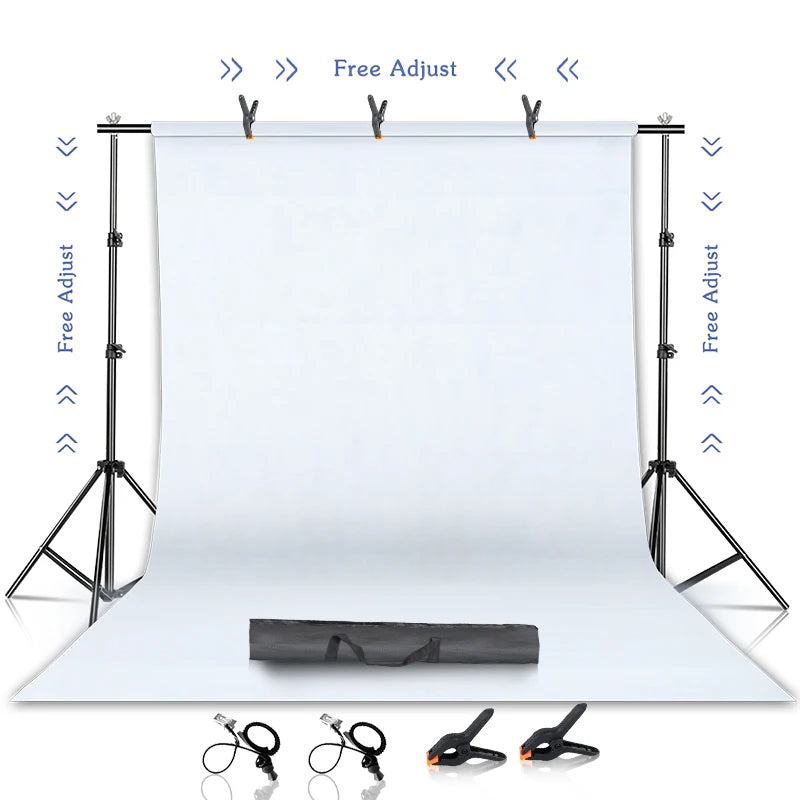Background Stand Kit Support System Backdrops With Adjustable Stand for Photography Photo Studio Chromakey Green Screen Frame