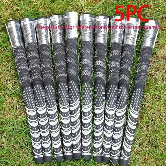 5/13 PCS Golf Putter Grips Men's Rubber Golf Grips Cotton Yarn Golf Club Grips Iron and Wood Standard/Midsize Grip Universal