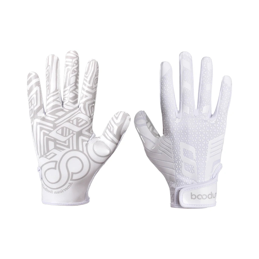 Rugby gloves, breathable and high elasticity Velcro, adjustable wrist, baseball sports gloves