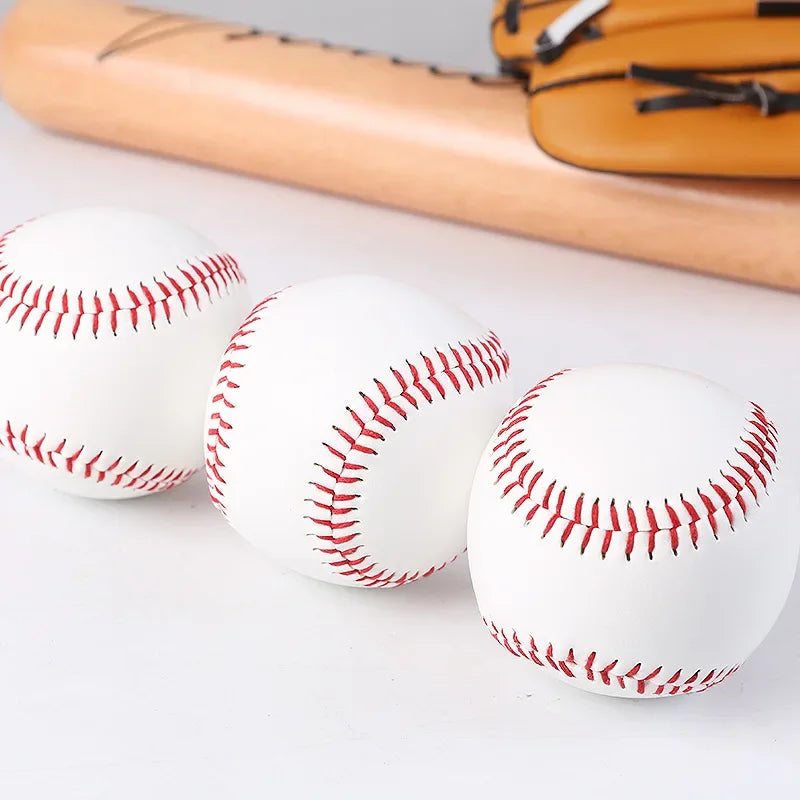 1PC Baseball No. 9 Softball Hardball Softball Craft Ball Sports Products White Safe Kids Men's Baseball sports Training Standard