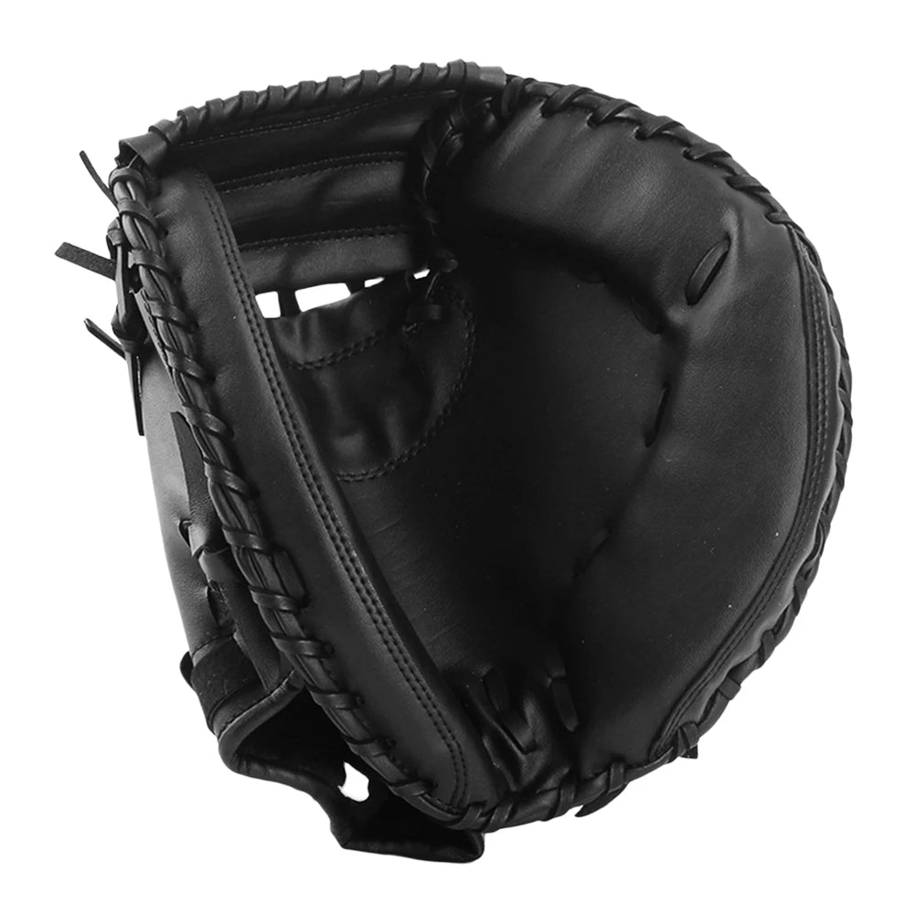Baseball Glove PU Leather Baseball Softball Catcher Thicken Softball Glove Wear-resistant Catcher Mitt for Youth Adults Practice