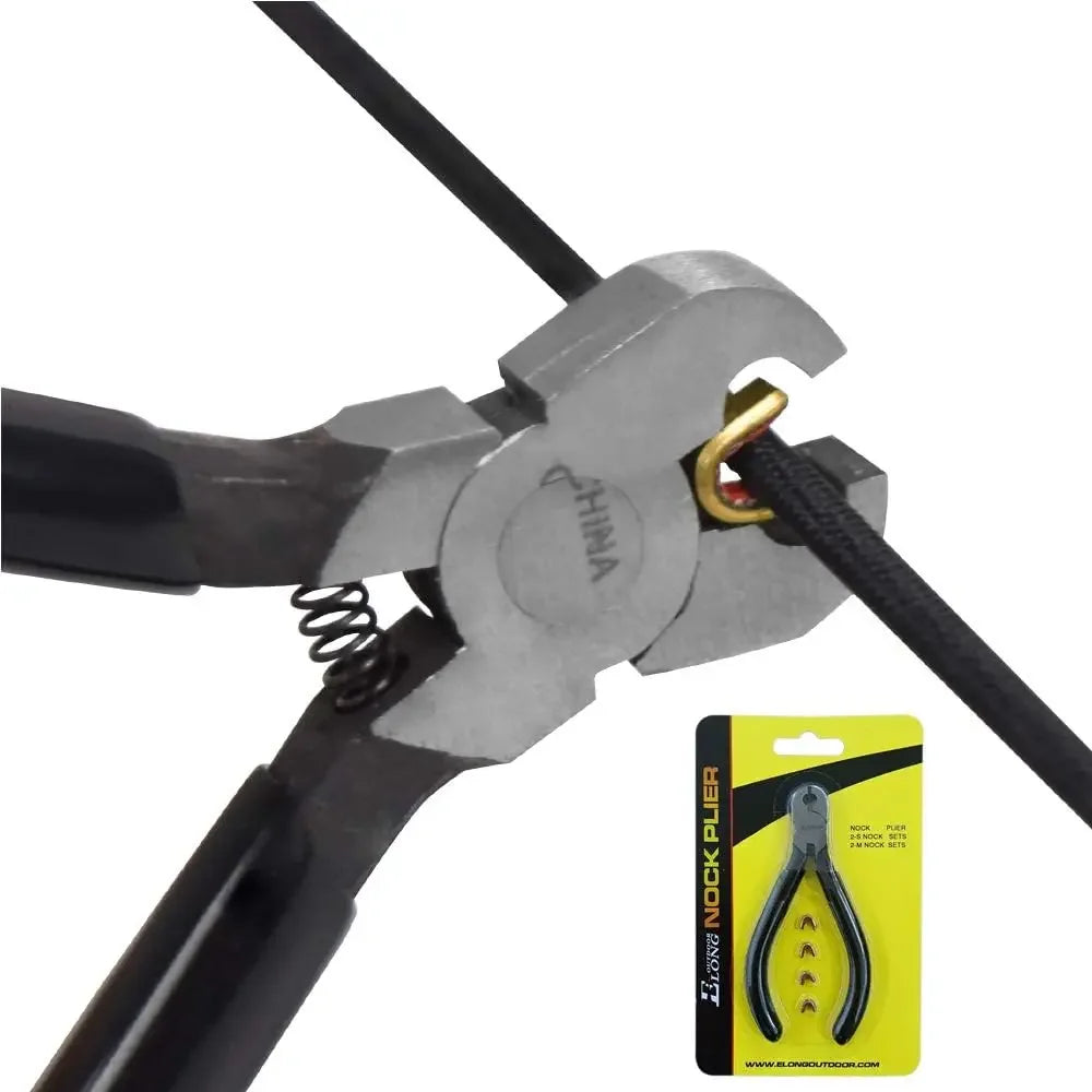 Archery Bow String Nocking Points Pliers T Ruler Clip Set