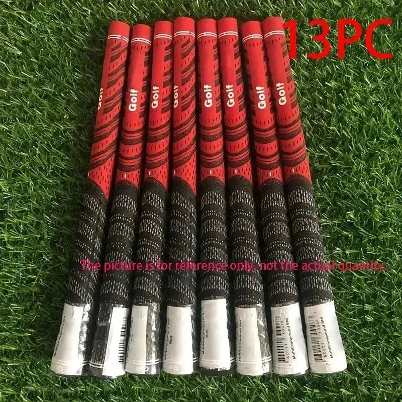 5/13 PCS Golf Putter Grips Men's Rubber Golf Grips Cotton Yarn Golf Club Grips Iron and Wood Standard/Midsize Grip Universal