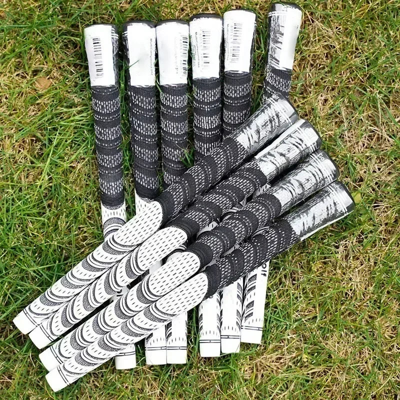 5/13 PCS Golf Putter Grips Men's Rubber Golf Grips Cotton Yarn Golf Club Grips Iron and Wood Standard/Midsize Grip Universal