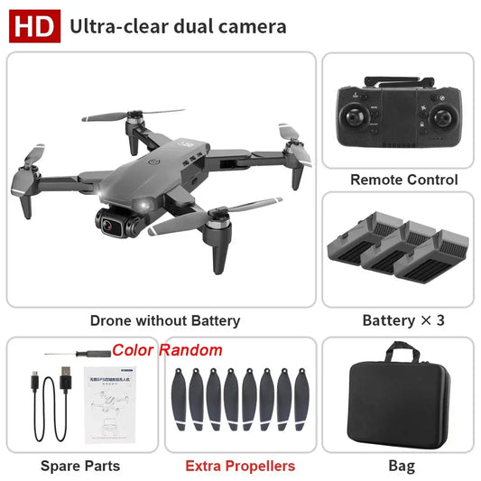 L900 Pro GPS Drone 4K Professional HD Dual Camera 5G Wifi Photography Brushless Foldable Quadcopter RC Distance 1.2KM Drones Toy