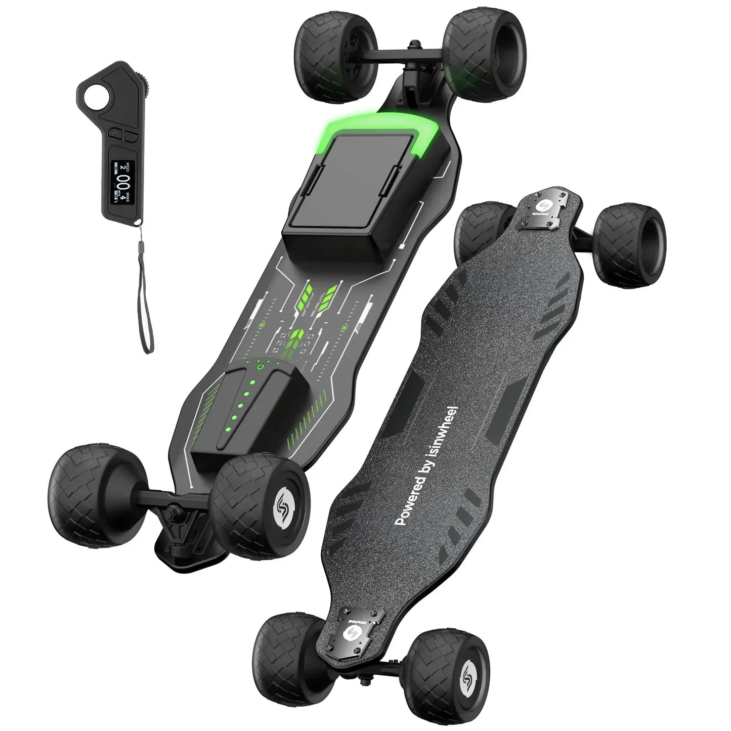 Isinwheel V8 Electric Skateboard 37V 600W Dual Motors