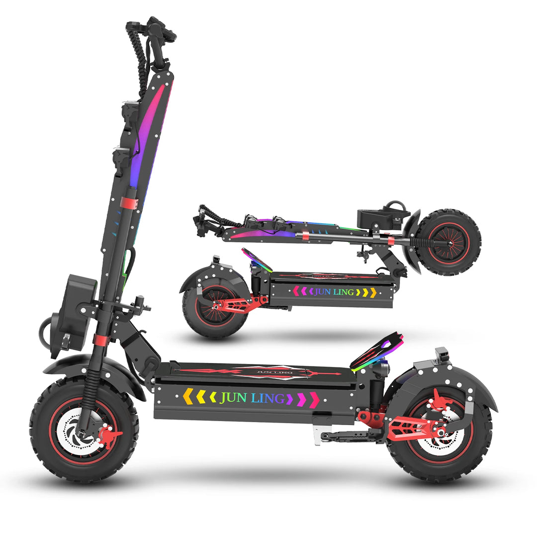 Offroad Electric Scooter - 55 MPH & High-Performance 10000W Fastest Dual Motor, 13" Off Road Tires,75-Mile Long Range, 60V 40Ah