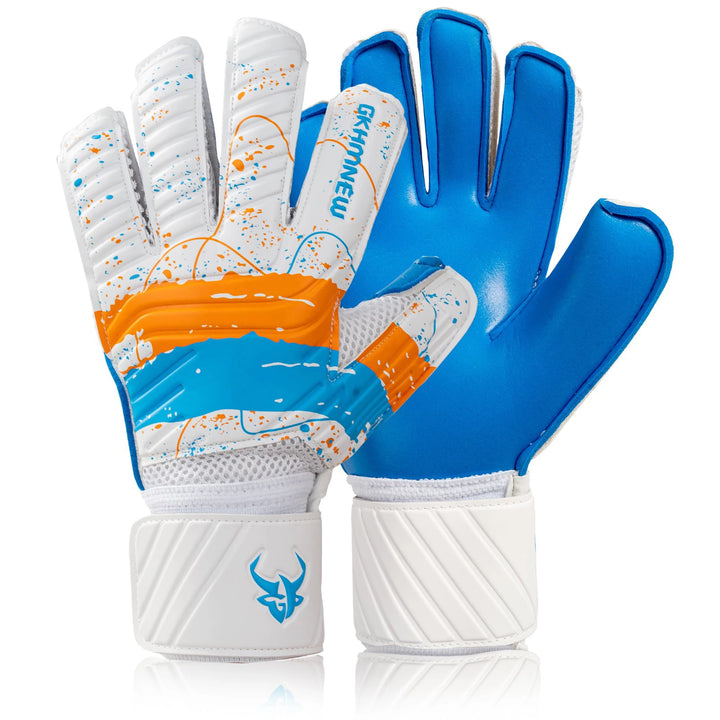 Goalkeeper Gloves for Adult & Youth – Soccer Goalie Gloves, Strong Latex Grip, Double Wrist Support & Breathable Mesh