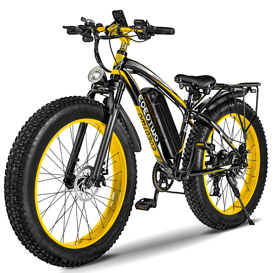 EOEOTWO 1500W Fat Tire Electric Bike for Adults 26"x4.0 All Terrain Ebike 34MPH Fast Mountain E-Bike 48V Long Range Snow Beach Bicycle
