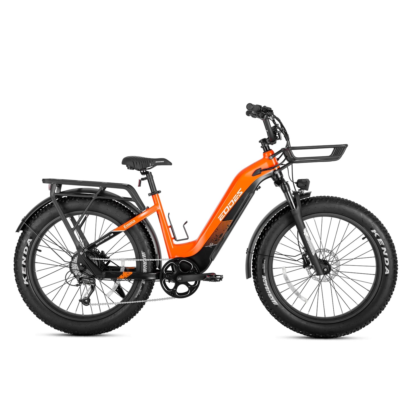 750W off-road electric bicycle 52V 17Ah 26 inch 4.0 fat tire with USB port and Bluetooth APP LCD screen 9-speed