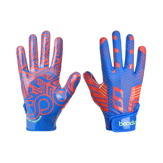 Rugby gloves, breathable and high elasticity Velcro, adjustable wrist, baseball sports gloves