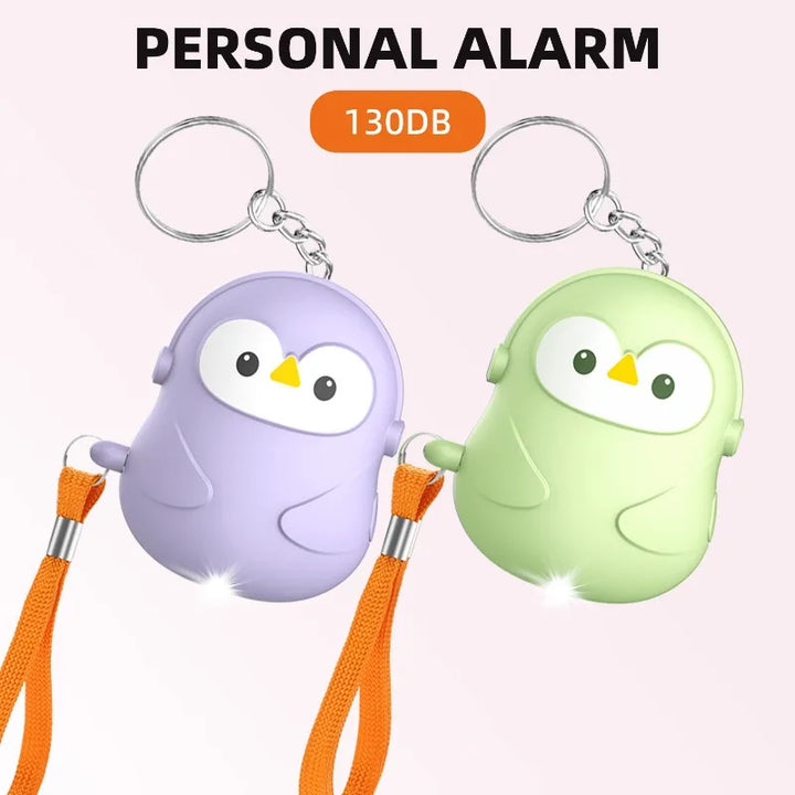 Personal Self Defense Alarm 130db Self Defense Siren Safety Alarm For Women Girl Personal Keychain Alarm With lighting