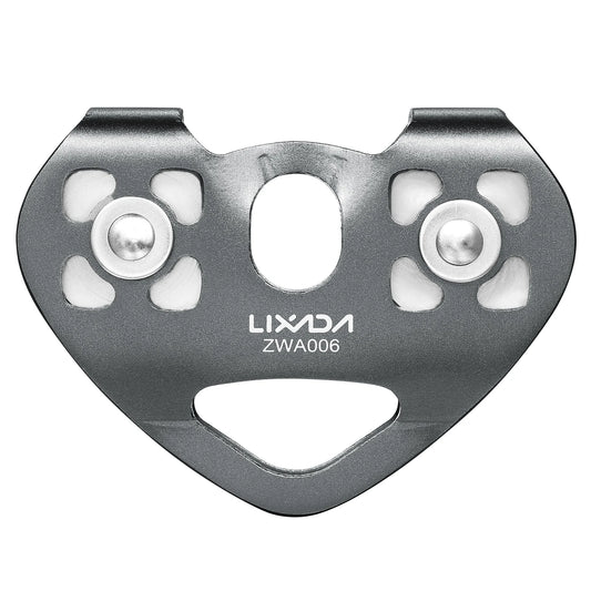 Cable Trolley Trolley Lixada 30kN Cable Trolley Pulley with Ball Bearing Climbing Caving Aloft Work  Zipline Cable Trolley