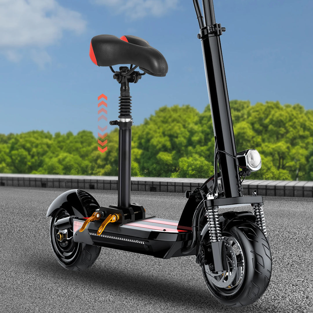 Universal Scooter Seat Cushion Saddle Foldable Height Chair Adjustable Shock Absorption Electric Scooter Folding Saddle Seats