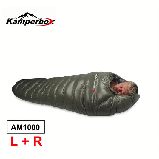 Down Sleeping Bag Winter Camping Sleeping Bag Kamperbox Cold Temperature Winter Sleeping Bag