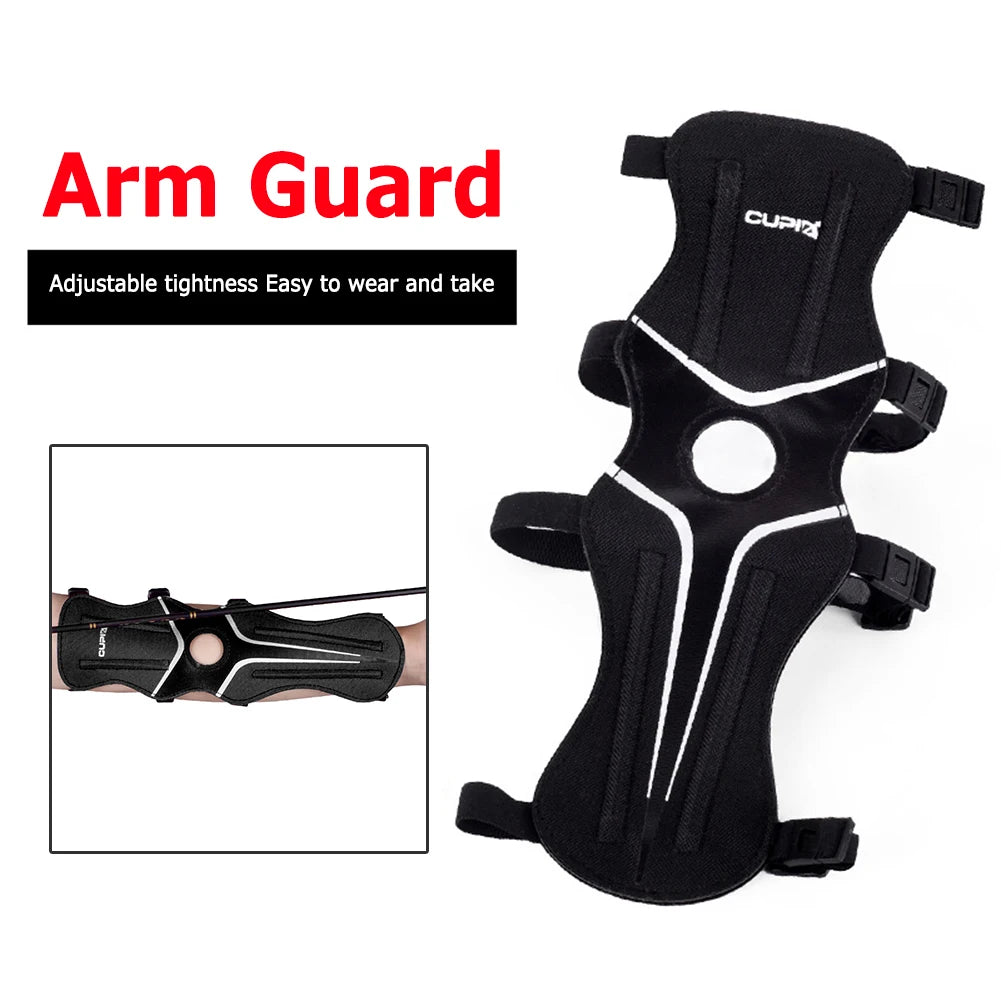 Adjustable Arm Guard Forearm Protector Sleeve Archery