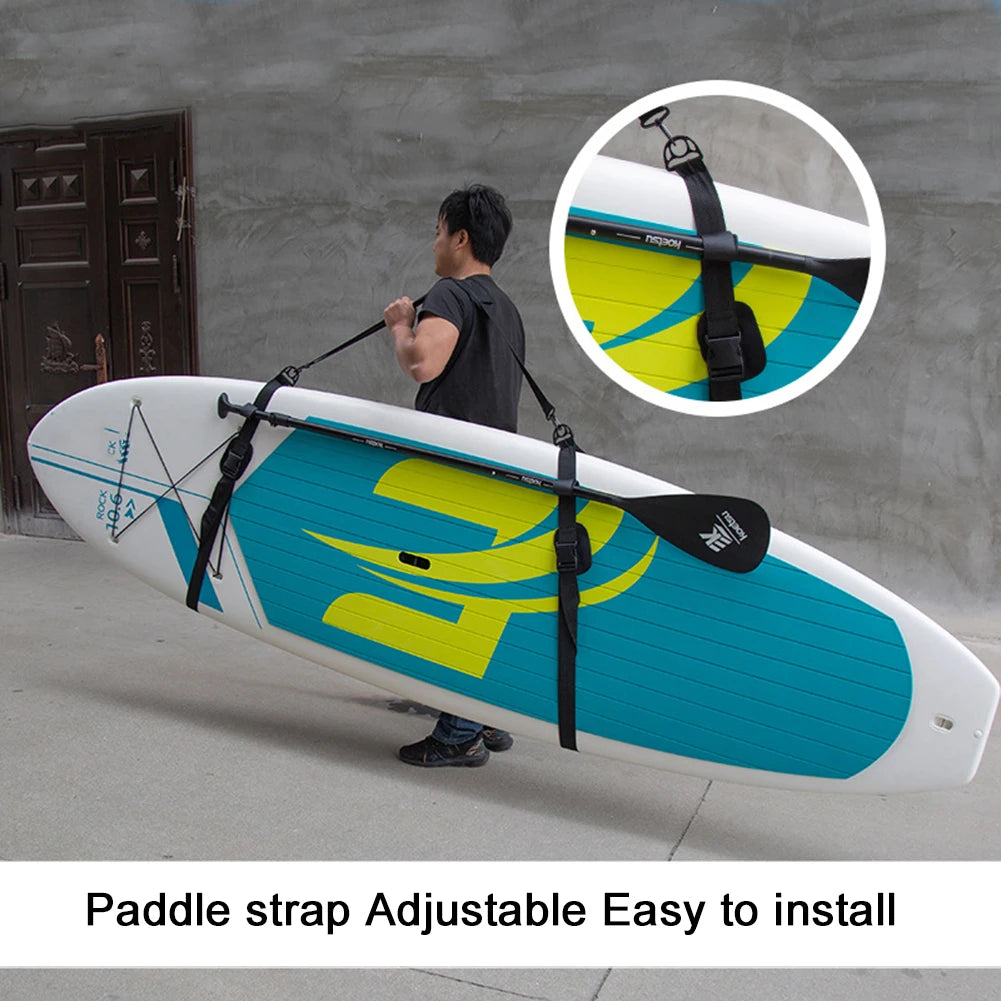 Surfboard Shoulder Belt Adjustable Surfboard Shoulder Carry Sling Stand Up Surf Paddle Board Carrier Accessories