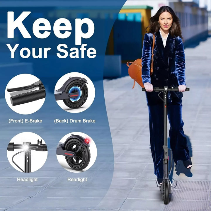 LP60 Electric Scooter 350W 19mph APP Smart Control Scooter 8.5inch tire Folding Electric Scooter 16miles Max Range for Adult