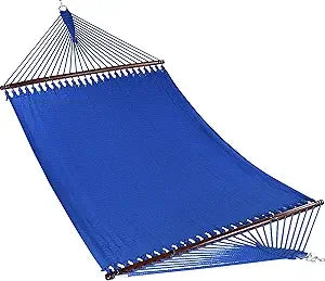 Jumbo Caribbean Hammock - 55 Inch - Soft-Spun Polyester - Mocha