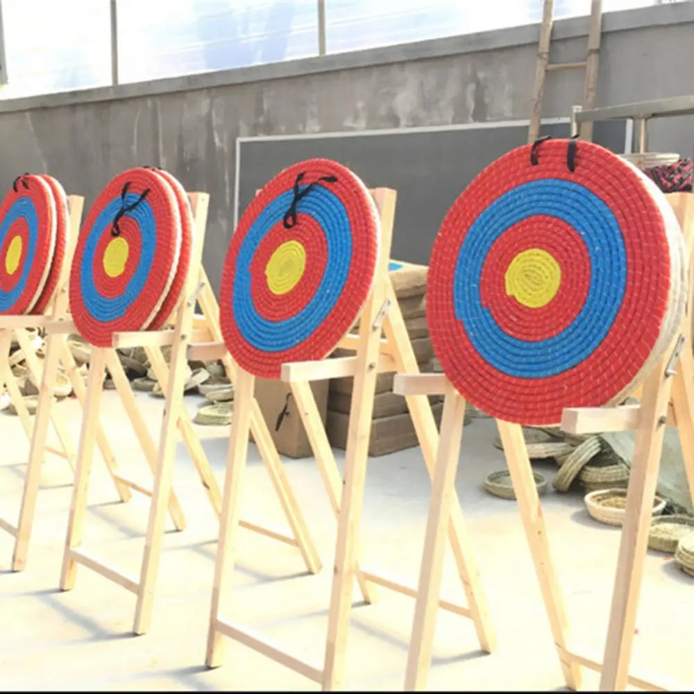 Outdoor Round Archery Bow Straw Target Practice Shooting