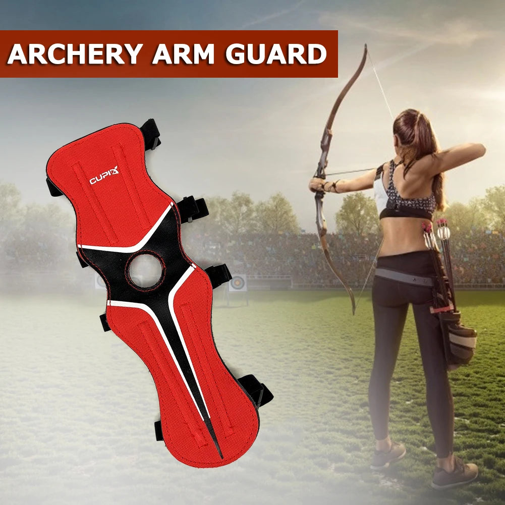 Adjustable Arm Guard Forearm Protector Sleeve Archery