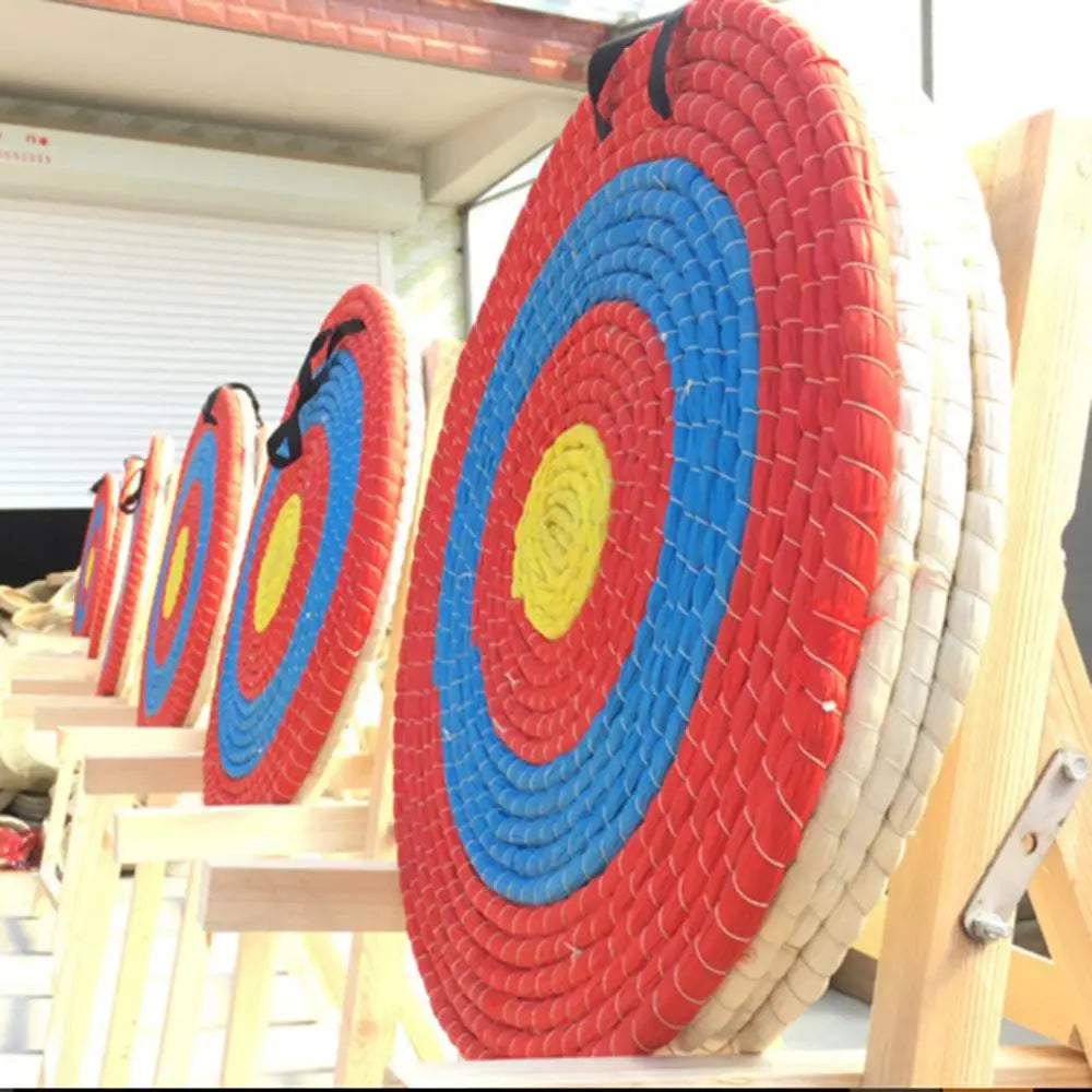 Outdoor Round Archery Bow Straw Target Practice Shooting