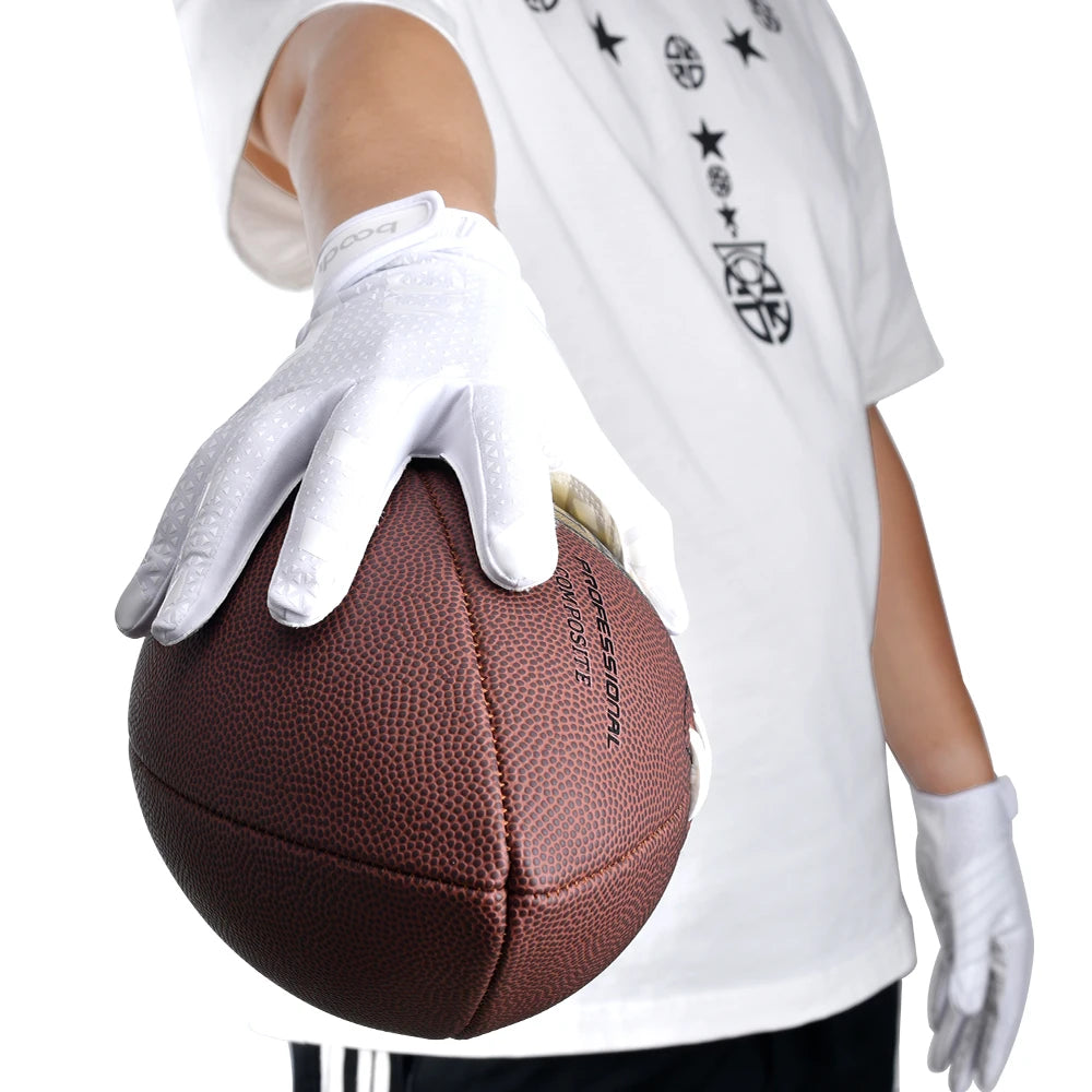 Rugby gloves, breathable and high elasticity Velcro, adjustable wrist, baseball sports gloves