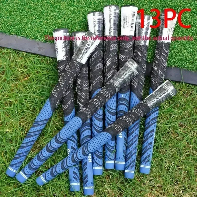 5/13 PCS Golf Putter Grips Men's Rubber Golf Grips Cotton Yarn Golf Club Grips Iron and Wood Standard/Midsize Grip Universal