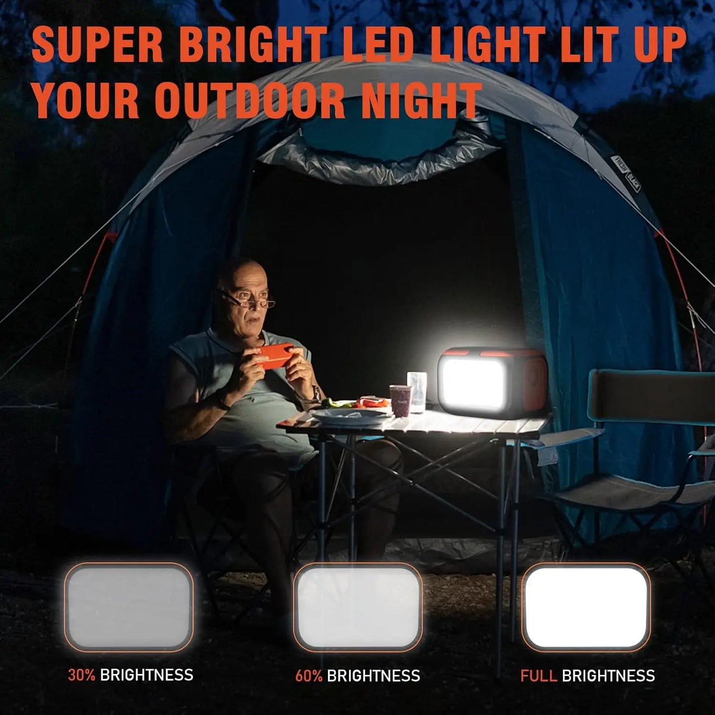 600W/300W/200W/120W Portable Power Station,110V AC Outlets Solar Generator Storage Energy Power Bank For Camping Travel RV Home