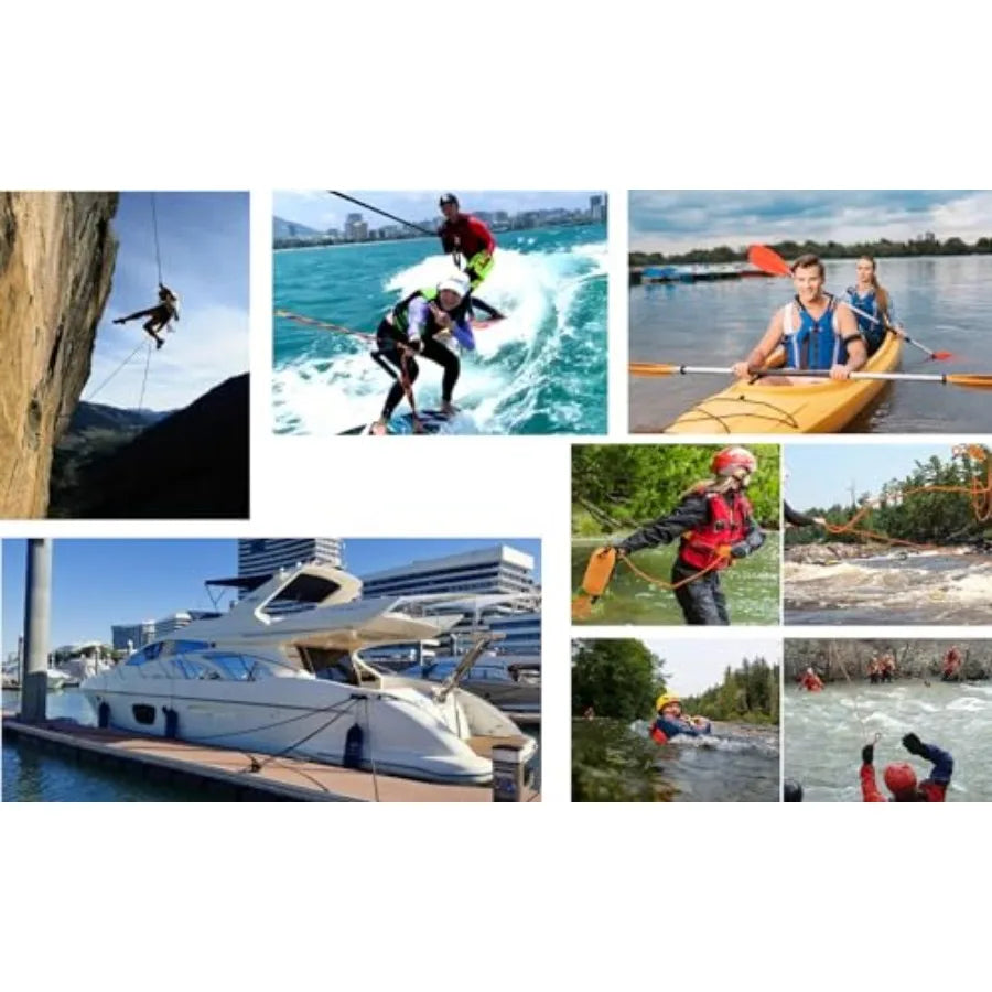 MultiPurpose Climbing Rope 8mm 10mm 12mm x 5m 10m 20m 30m Ideal for Rappelling Rock Climbing Boating Tree Swing Sailing and Out