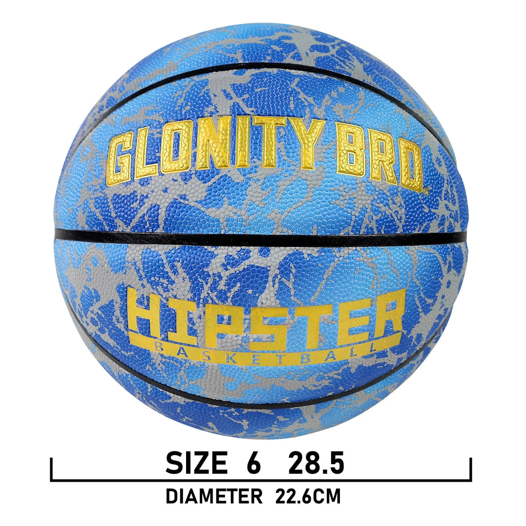 Glowing Basketball Leather Luminous Wear-Resistant Ball Size 5/6/7-27.5/28.5/29.5'' For Youth,In&Outdoor Basketball Night Game