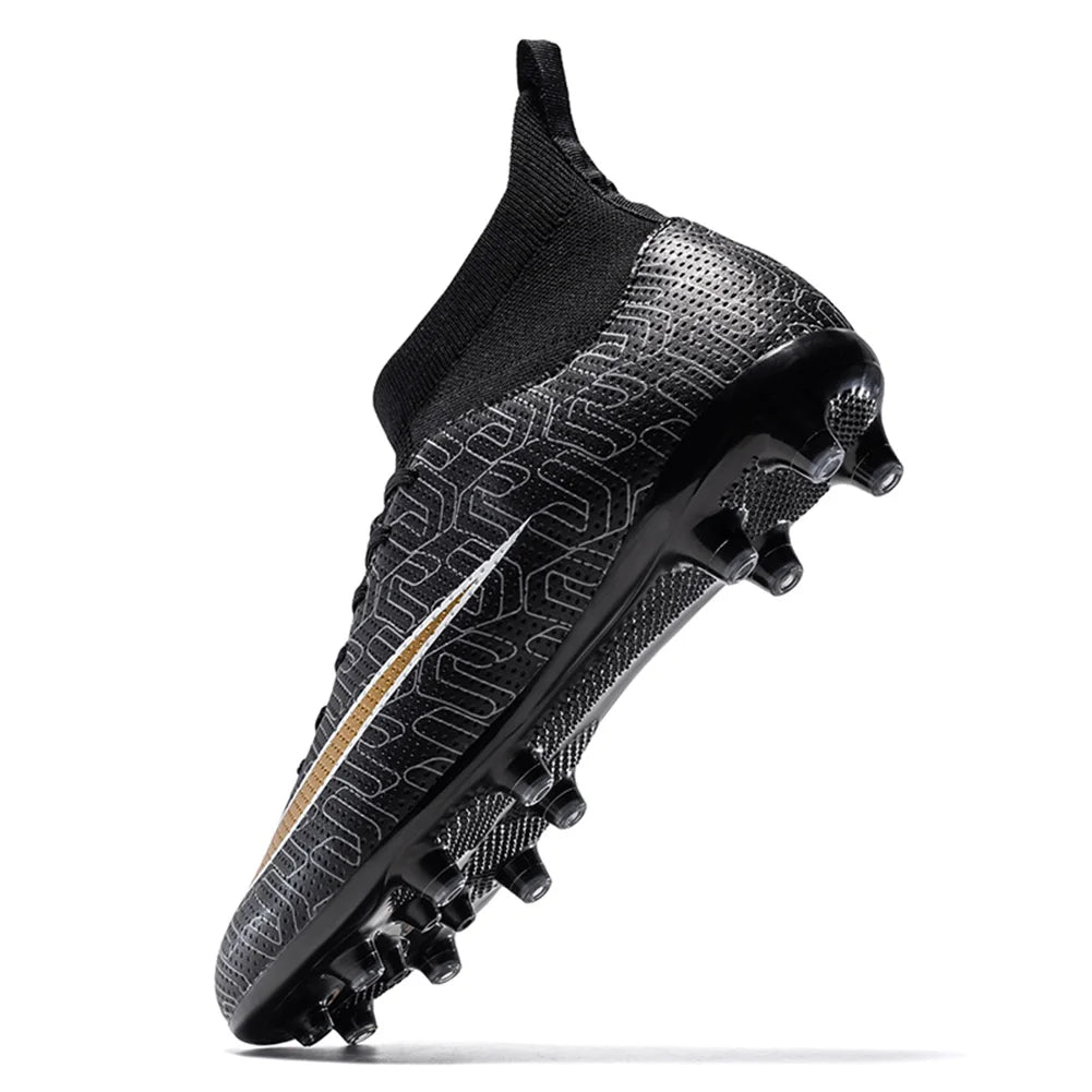 Men's and Women's Soccer Shoes Firm Ground Football Cleats Lightweight Outdoor Football Shoes Rugby Boots