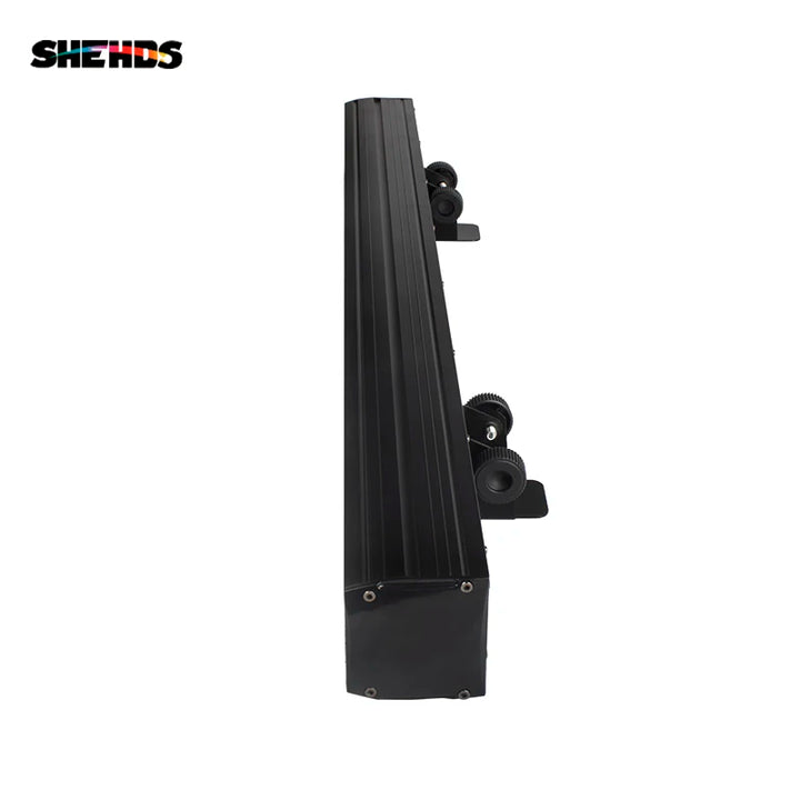 SHEHDS 2/4pcs LED Wall Wash Bar 18x18W RGBWA+UV 6in1 Lighting For Dj Disco Indoor Horse Race Lamp Christmas Decorations