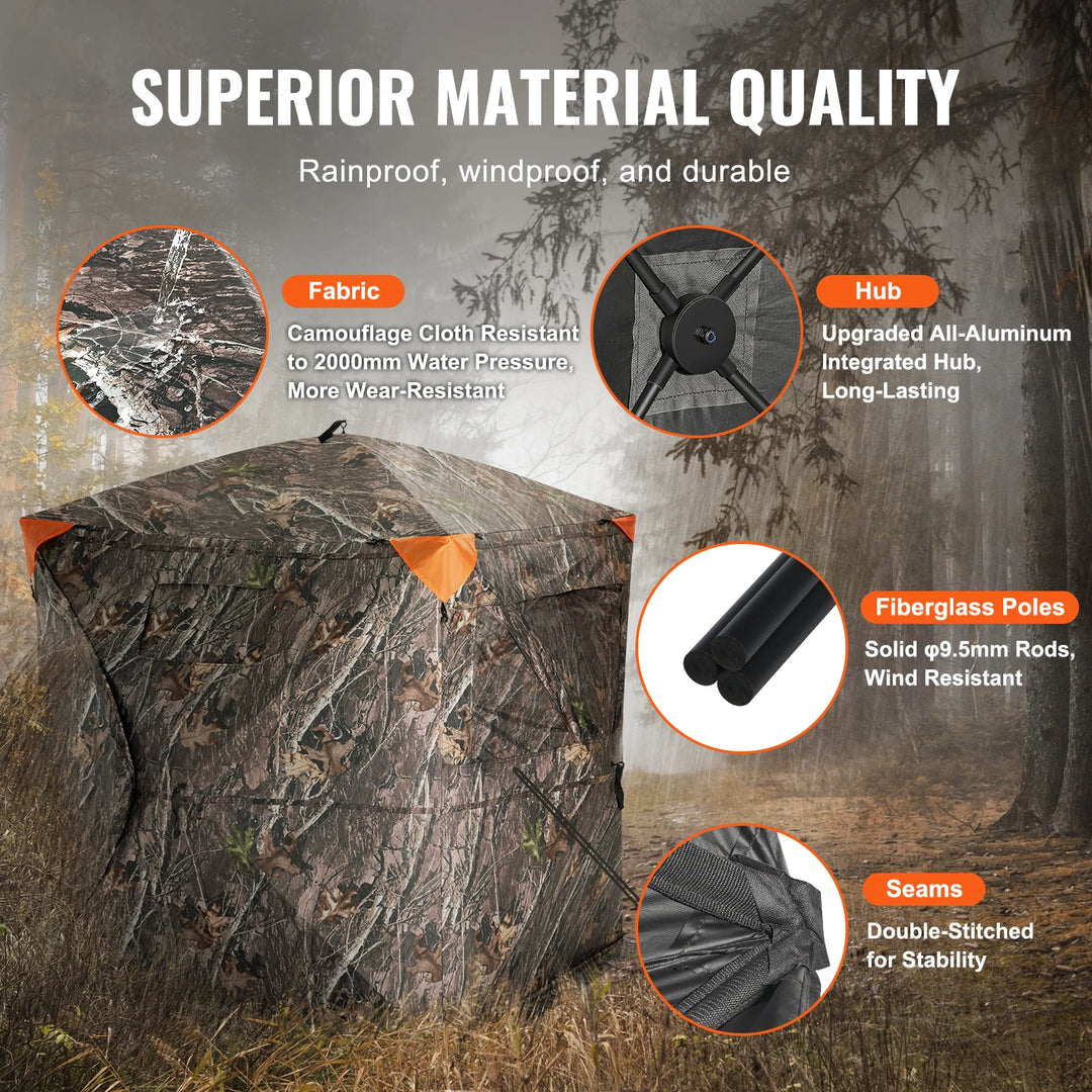 SucceBuy 270 See Through Hunting Blind For 2 3 Person