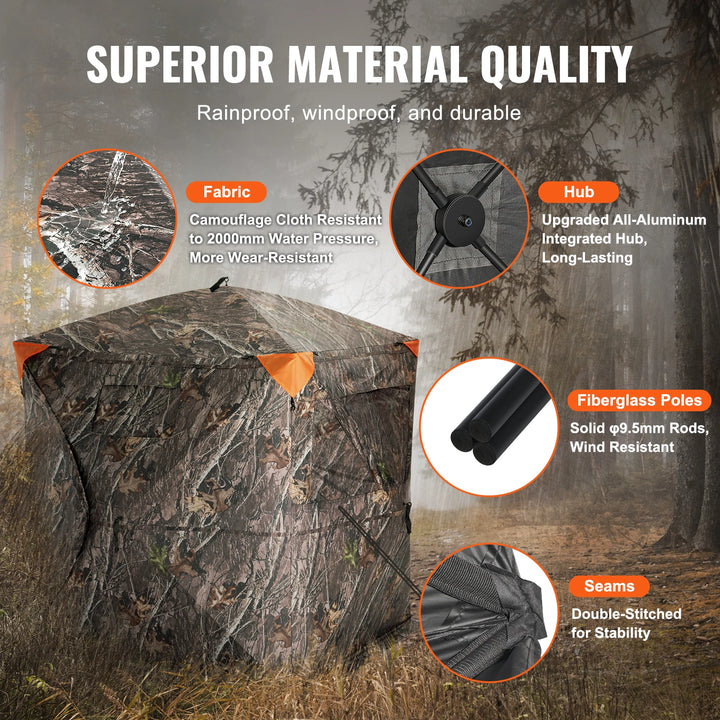 SucceBuy 270 See Through Hunting Blind For 2 3 Person