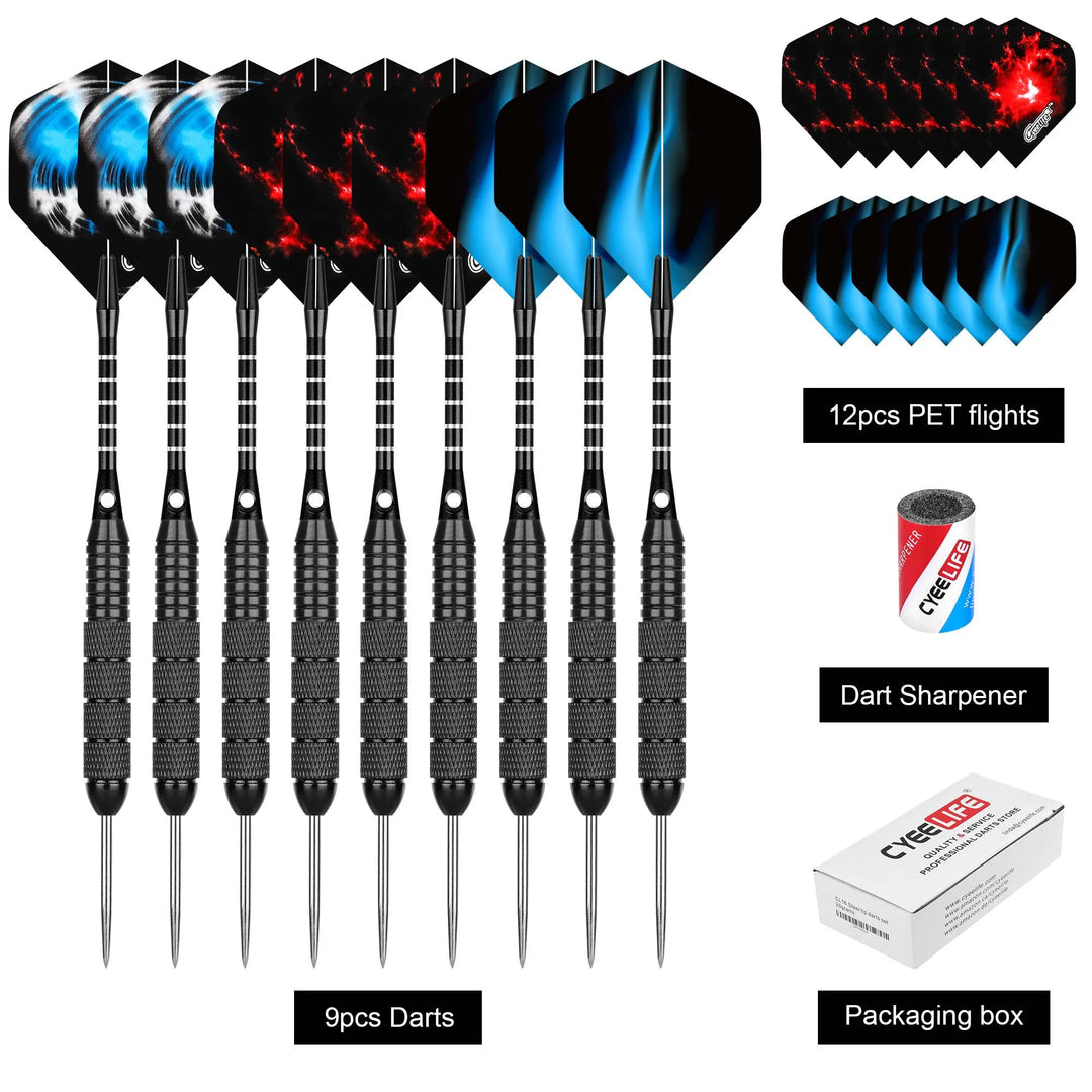 CyeeLife 6/12PCS 24G hard dart steel needle practice bar entertainment fall resistant professional flyer suit outdoor