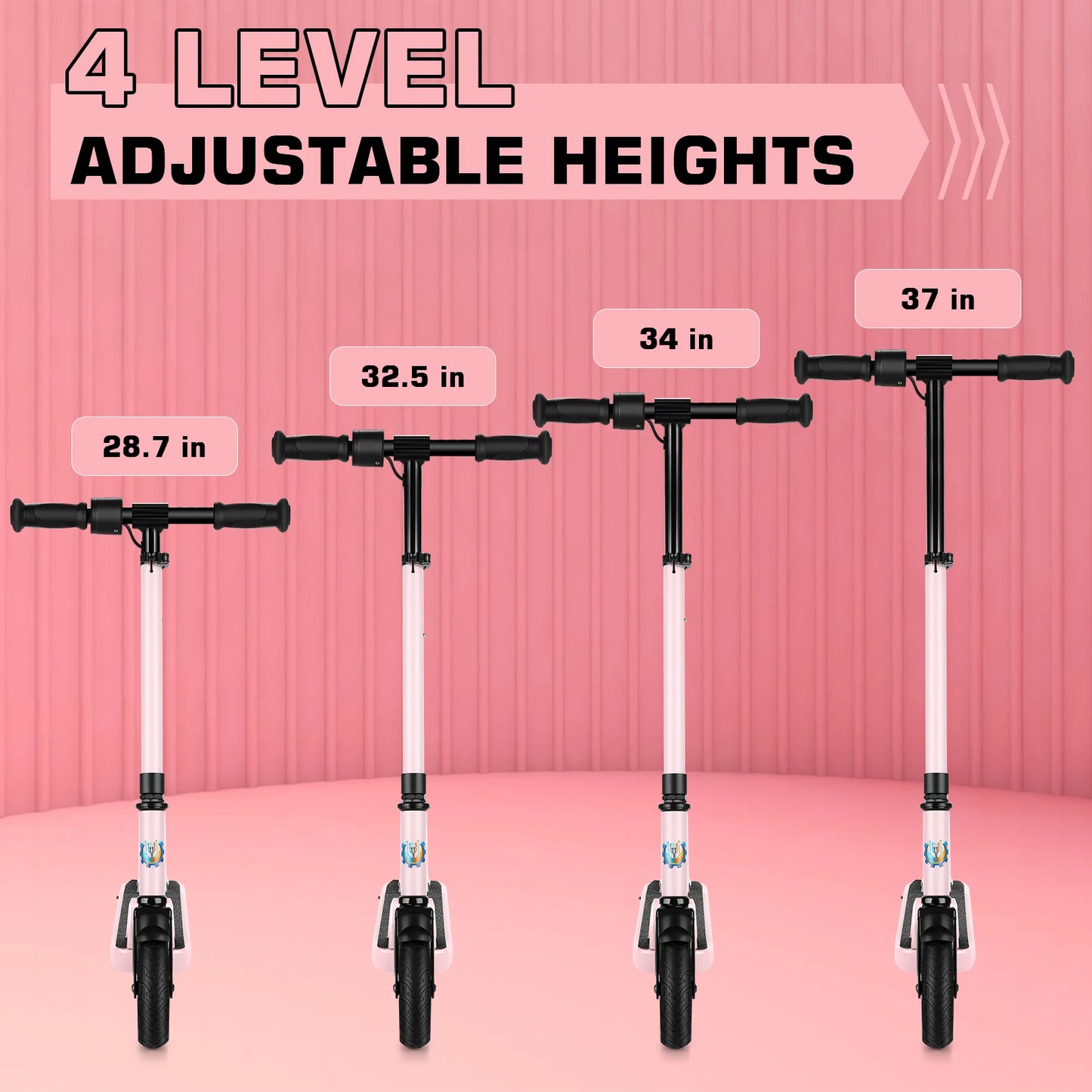 Kids 150W Electric Scooter Ages 6 To 12 With LED Display