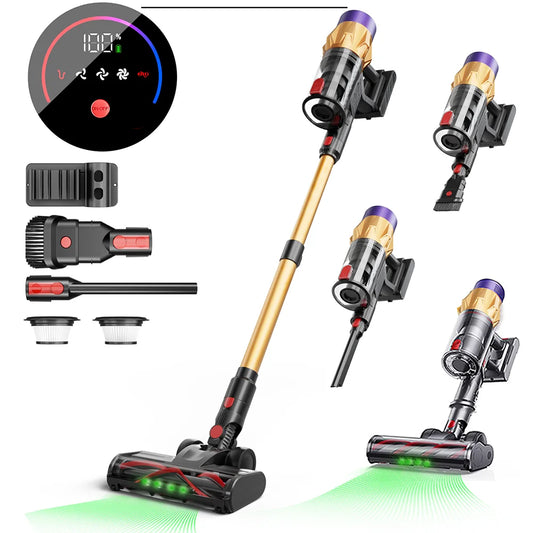 Wireless Vacuum Cleaner 550W 45KPA Strong Suction Portable Dust Cleaning Machine 1.2L Dust Cup Home  Cleaner