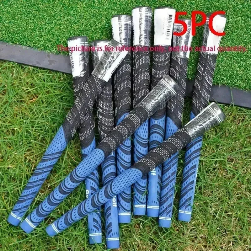 5/13 PCS Golf Putter Grips Men's Rubber Golf Grips Cotton Yarn Golf Club Grips Iron and Wood Standard/Midsize Grip Universal