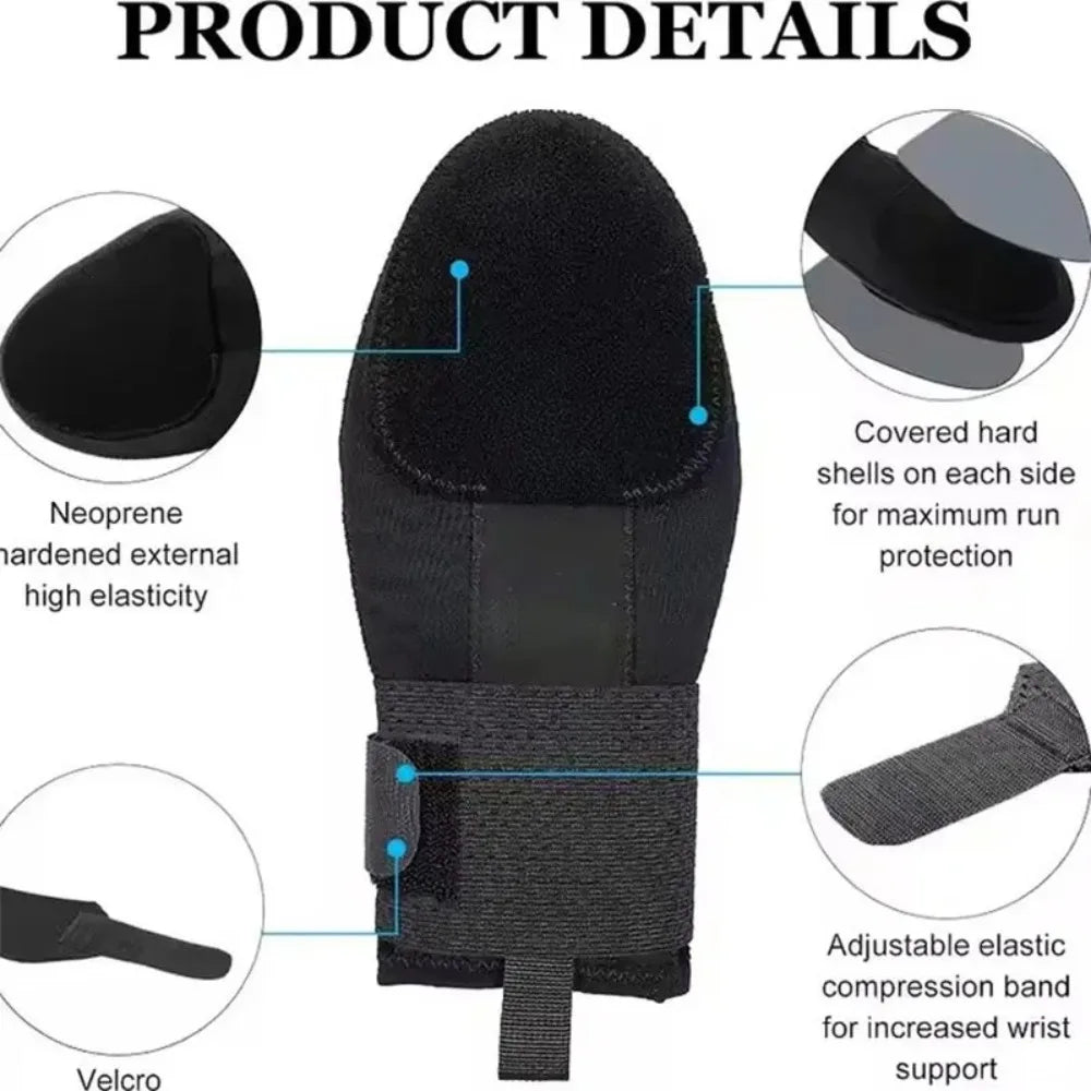 Icecream Baseball Sliding Mitt Glove Universal Left Right Protective Glove Compression Strap Adjustable Wrist Softball Glove